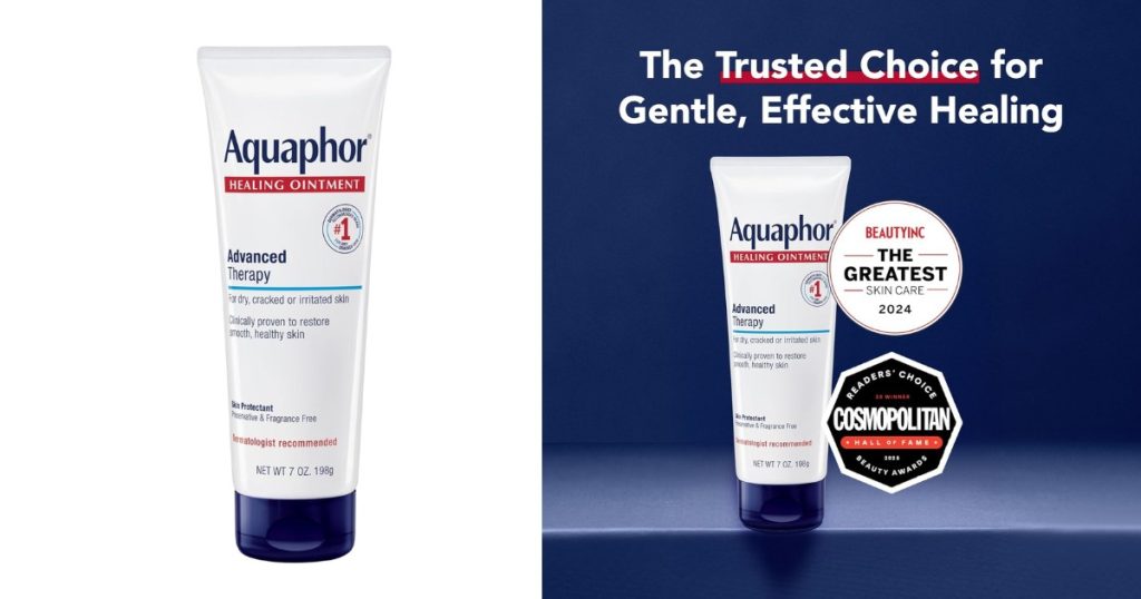 Aquaphor Healing Ointment, Dry, Cracked, and Irritated Skin Protectant (198g _ 7oz)