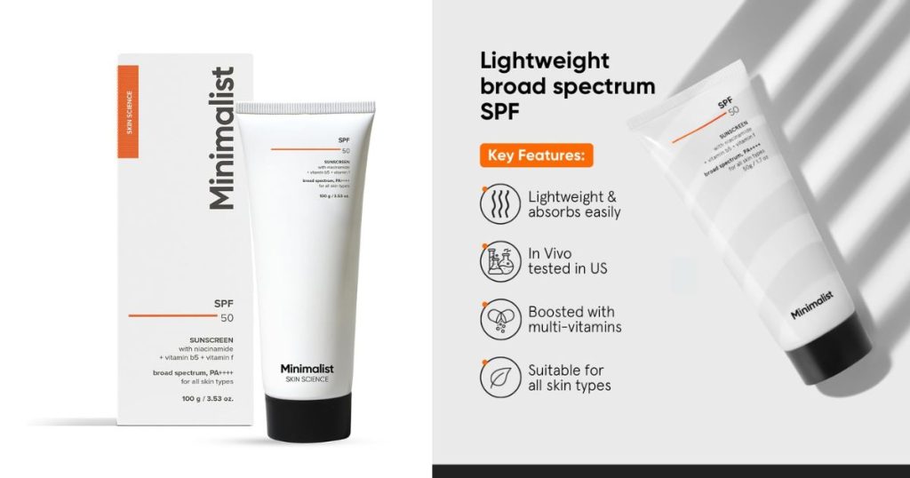 Minimalist Sunscreen SPF 50 PA++++